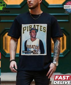 Roberto Clemente Black Pittsburgh Pirates Collectors Connection T Shirt