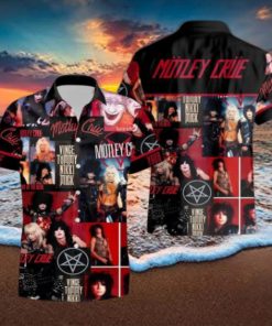 Rock Band Motley Crue Tropical All Over Printed Hawaiian Shirt and Beach Short