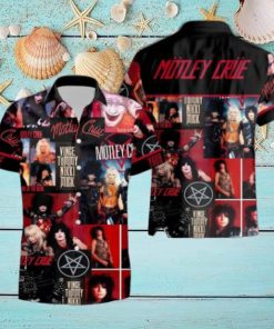 Rock Band Motley Crue Tropical All Over Printed Hawaiian Shirt and Beach Short