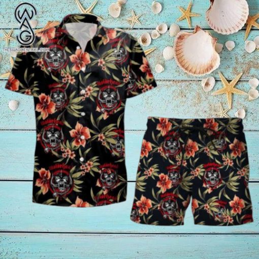 Rock Band Motorhead All Over Printed Hawaiian Shirt and Beach Short