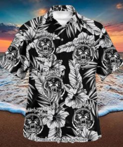 Rock Band Motorhead Flora Pattern Shirt White Version