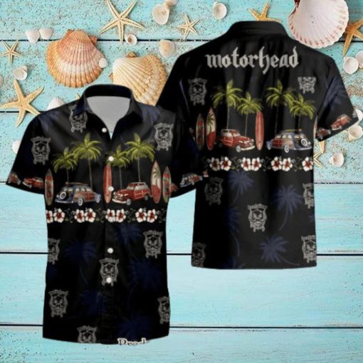 Rock Band Motorhead Pattern Beach Shirt