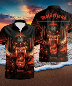 Rock Band Motorhead Sacrifice Tropical All Over Printed Hawaiian Shirt and Beach Short