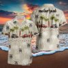 Rock Band Motorhead White Pattern Beach Shirt