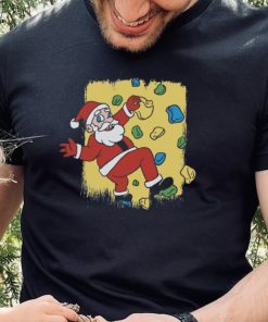 Rock Climbing Santa Funny Christmas Climber Kids T Shirt 2 Rock Climbing Santa Funny Christmas Climber Kids T Shirt