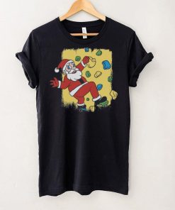 Rock Climbing Santa Funny Christmas Climber Kids T Shirt 3 Rock Climbing Santa Funny Christmas Climber Kids T Shirt