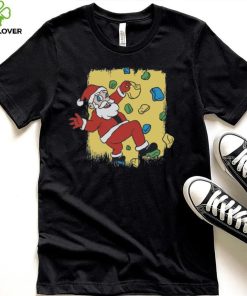 Rock Climbing Santa Funny Christmas Climber Kids T Shirt 6 Rock Climbing Santa Funny Christmas Climber Kids T Shirt