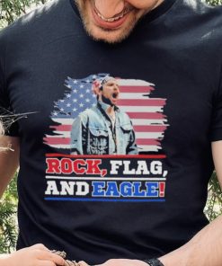 Rock Flag and Eagle American flag shirt