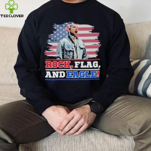 Rock Flag and Eagle American flag shirt
