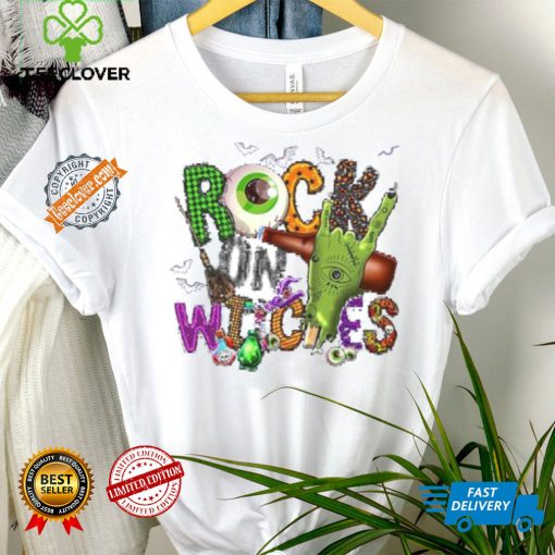 Rock On Witches Halloween hoodie, sweater, longsleeve, shirt v-neck, t-shirt