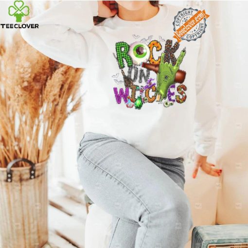 Rock On Witches Halloween hoodie, sweater, longsleeve, shirt v-neck, t-shirt