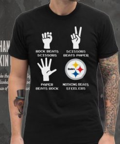 Rock Paper Scissors Nothing Beats The Pittsburgh Steelers T Shirt