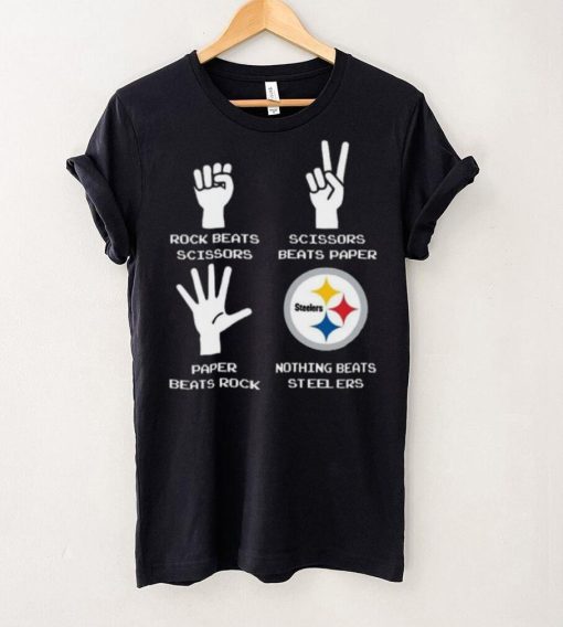 Rock Paper Scissors Nothing Beats The Pittsburgh Steelers T Shirt