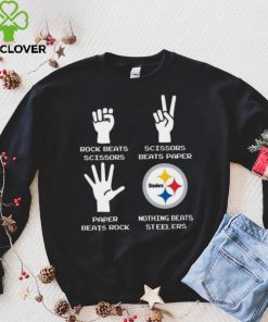 Rock Paper Scissors Nothing Beats The Pittsburgh Steelers T Shirt