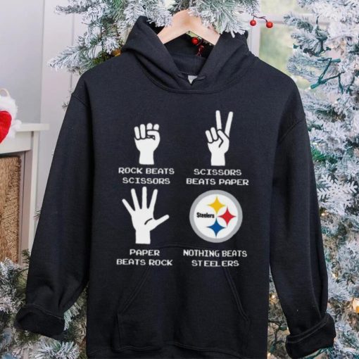 Rock Paper Scissors Nothing Beats The Pittsburgh Steelers T Shirt