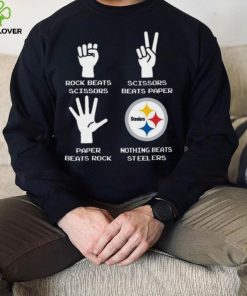 Rock Paper Scissors Nothing Beats The Pittsburgh Steelers T Shirt