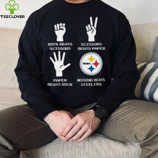 Rock Paper Scissors Nothing Beats The Pittsburgh Steelers T Shirt