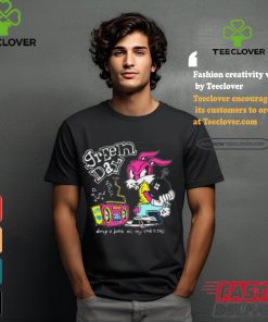 Rock Roll Repeat Merch Corvette Bunny Green Day Shirt