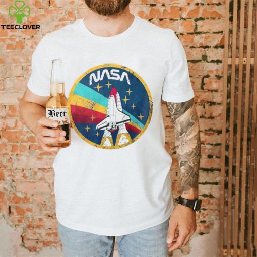 Rocket And Star Vintage Nasa T Shirt