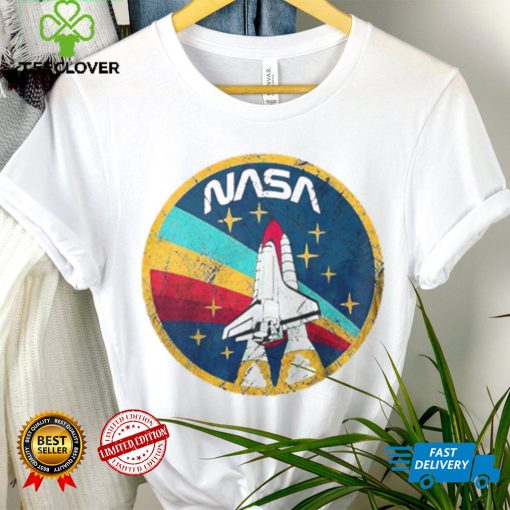 Rocket And Star Vintage Nasa T Shirt