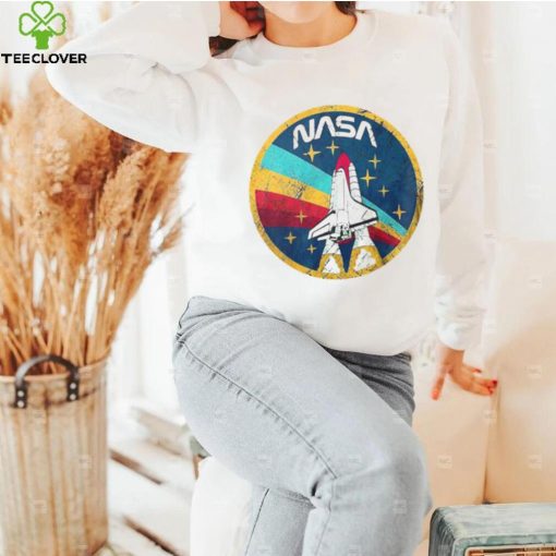 Rocket And Star Vintage Nasa T Shirt