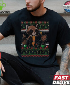 Rocket Raccoon Groot Ugly Christmas Shirt