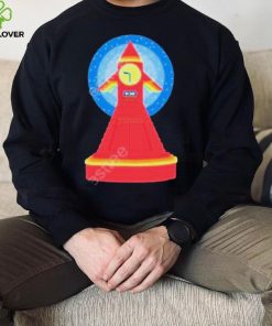 Rocket clock adult shirt