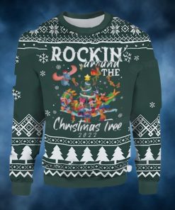 Rockin Around The Christmas Tree Mickey Ugly Xmas Sweater Gift For Disney Fan