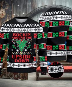 Rockin Around The Upside Down Christmas 3D All Over Printed Ugly Christmas Sweater