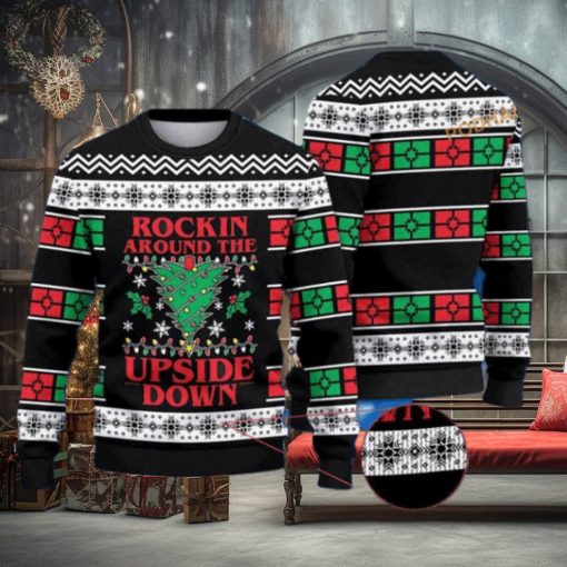 Rockin Around The Upside Down Ugly Christmas 3D Sweater, Friends Christmas Sweater