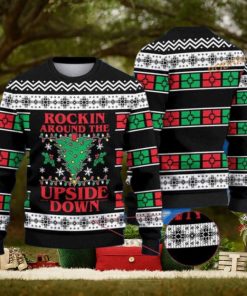 Rockin Around The Upside Down Ugly Christmas 3D Sweater, Friends Christmas Sweater