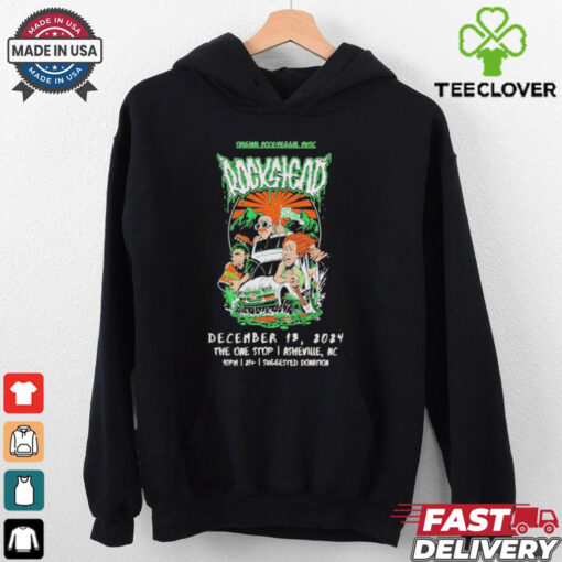 Rockstead The One Stop at Asheville Music Hall in Asheville NC Dec 13 2024 Tour shirt