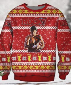 Rocky Balboa Ugly Christmas Sweater 3D Shirt