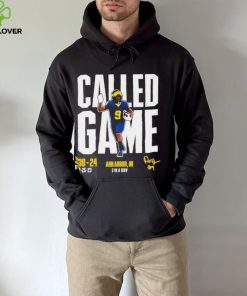 Rod Moore Called Game Vs Osu Ann Arbor, MI 3 In A Row Signature T hoodie, sweater, longsleeve, shirt v-neck, t-shirt