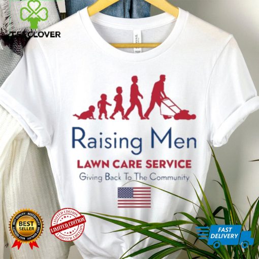 Rodney Smith Jr Raising Men Lawn Care Service Giving Back To The Community Usa Flag t hoodie, sweater, longsleeve, shirt v-neck, t-shirt