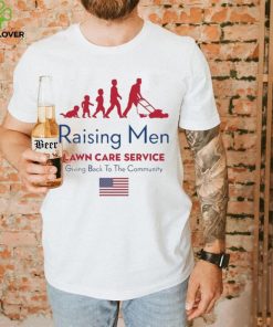 Rodney Smith Jr Raising Men Lawn Care Service Giving Back To The Community Usa Flag t hoodie, sweater, longsleeve, shirt v-neck, t-shirt