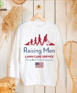 Rodney Smith Jr Raising Men Lawn Care Service Giving Back To The Community Usa Flag t hoodie, sweater, longsleeve, shirt v-neck, t-shirt