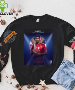 Rodri Euro 2024 Player of the Tournament Shirt