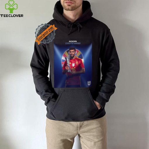 Rodri Euro 2024 Player of the Tournament Shirt