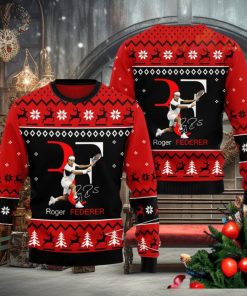 Roger Federer 3D Ugly Christmas Sweater