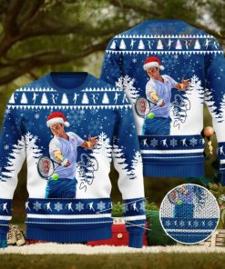 Roger Federer Christmas 3D Sweater