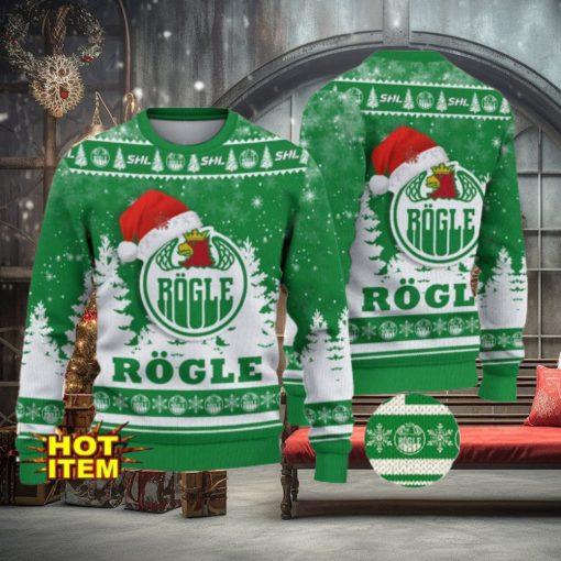Rogle BK SHL Sweden Hockey League Ugly Christmas Sweater Christmas Gift
