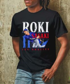 Roki Sasaki Los Angeles Dodgers player name shirt
