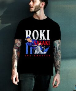 Roki Sasaki Los Angeles Dodgers player name shirt