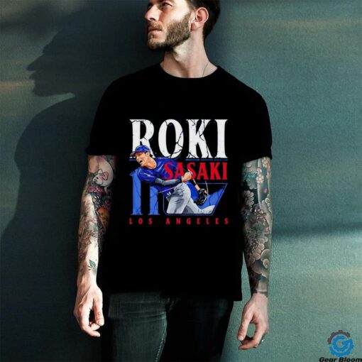 Roki Sasaki Los Angeles Dodgers player name shirt
