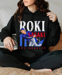 Roki Sasaki Los Angeles Dodgers player name shirt