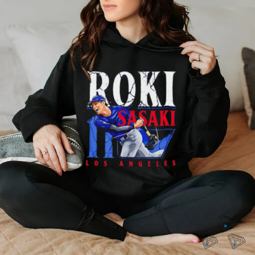 Roki Sasaki Los Angeles Dodgers player name shirt