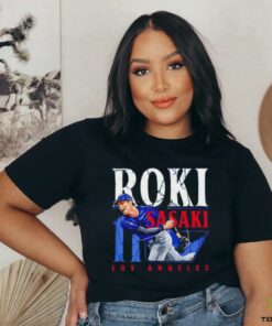Roki Sasaki Los Angeles Dodgers player name shirt
