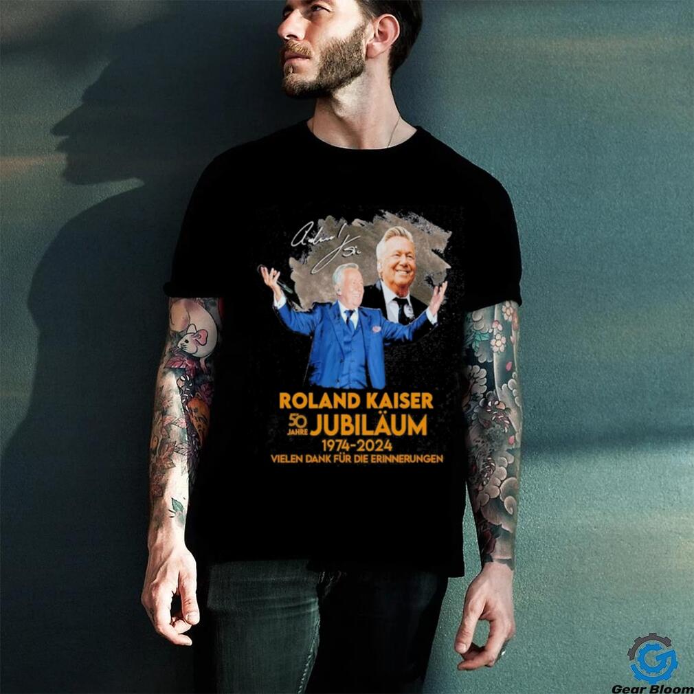 Roland Kaiser RK50 Jahre Jubiläum 1974 2024 Signature Shirt Roland Kaiser RK50 Jahre Jubiläum 1974 2024 Signature Shirt