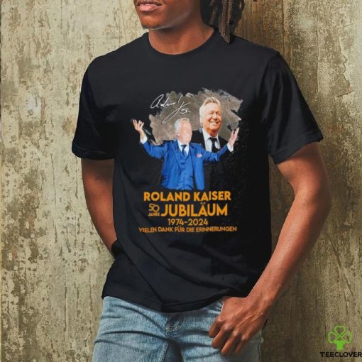 Roland Kaiser RK50 Jahre Jubiläum 1974 2024 Signature Shirt